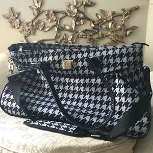 Houndstooth Anne Klein 13 Inch Carry-On Tote Bag